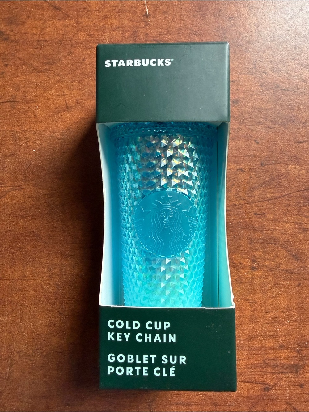 Starbucks Keychain Unisex OS Blue Studded Tumbler Mini Cup